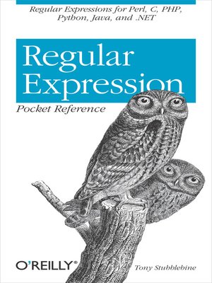 cover image of Regular Expression Pocket Reference